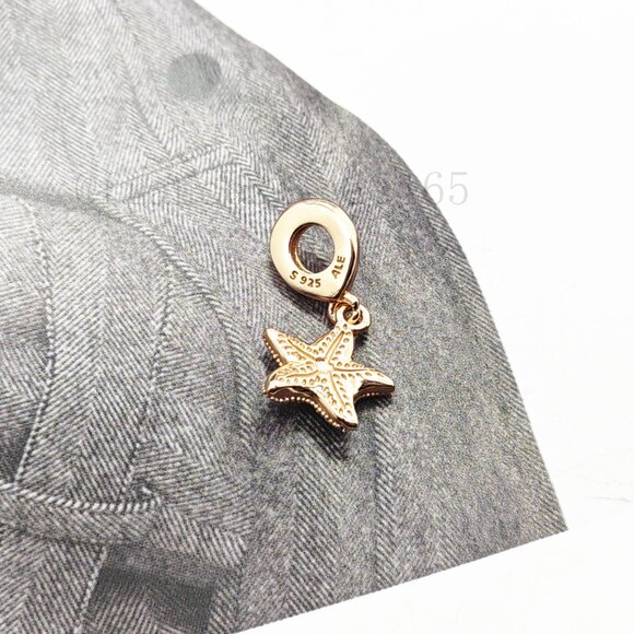 Pandora Sparkling Starfish Dangle Charm - Picture 3 of 4